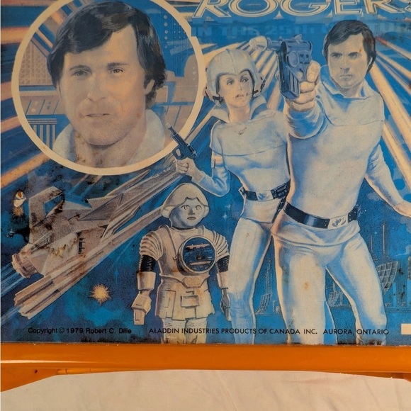 VINTAGE 1979 BUCK ROGERS IN THE 25TH CENTURY CANADIAN ALADDIN LUNCH BOX THERMOS - Picture 10 of 10